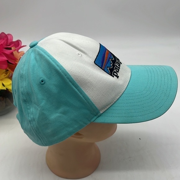 Patagonia Teal Trucker Hat Adjustable. HT4351C - Picture 3 of 9